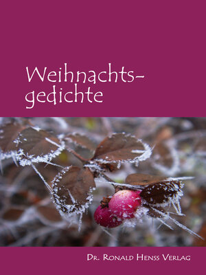 cover image of Weihnachtsgedichte